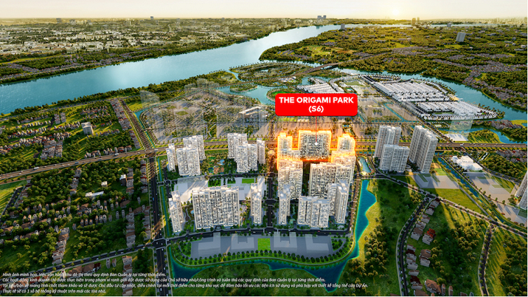 The Origami Park (S6) với bộ ba tầm nhìn “nối dài miền xanh”
