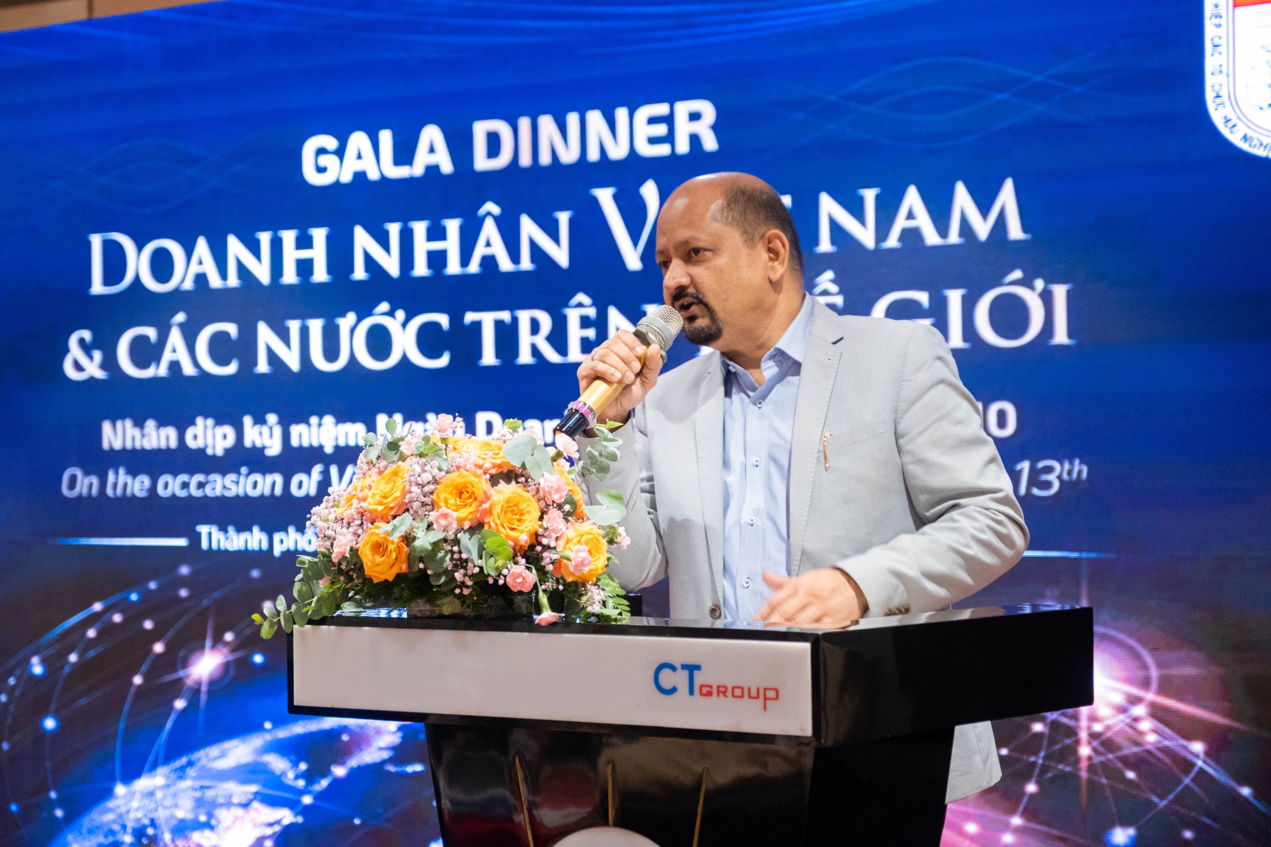 Chủ tịch Hiệp hội doanh Nghiệp Ấn độ tại Việt Nam (InCham) cảm ơn CT Group đã tạo cơ hội giao lưu giữa các doanh nhân